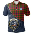 Skene Modern Polo Shirts Tartan Crest A30