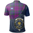 Wardlaw Modern Polo Shirts Tartan Crest A30
