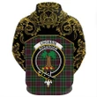 Crosbie Tartan Clan Crest Hoodie - Empire I - HJT4