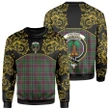 Crosbie Tartan Clan Crest Sweatshirt - Empire I - HJT4