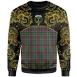 Crosbie Tartan Clan Crest Sweatshirt - Empire I - HJT4