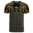 Crosbie Tartan Clan Crest T-Shirt - Empire I - HJT4