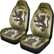 Cumming Hunting Ancient Tartan Car Seat Cover Lion and Thistle Special Style TH8