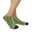 Cunningham Dress Green Dancers Tartan Ankle Socks K7