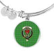 Currie  Tartan Crest Circle Bangle HJ4