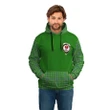 Currie Clans Tartan All Over Hoodie - Sleeve Color - Bn