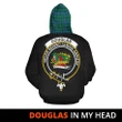Douglas Ancient In My Head Hoodie Tartan Scotland K32
