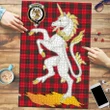 Drummond Modern Clan Crest Tartan Unicorn Scotland Jigsaw Puzzle K32