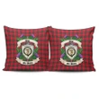 Drummond Modern Crest Tartan Pillow Cover Thistle (Set of two) A91