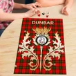 Dunbar Modern Clan Name Crest Tartan Thistle Scotland Jigsaw Puzzle K32