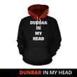 Dunbar Modern In My Head Hoodie Tartan Scotland K32