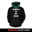 Duncan Ancient In My Head Hoodie Tartan Scotland K32
