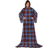 Edinburgh District Tartan Clans Sleeve Blanket K6