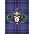 Elliot Modern Clan Garden Flag Royal Thistle Of Clan Badge K23