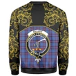 Elliot Modern Tartan Clan Crest Sweatshirt - Empire I - HJT4