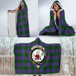 Elphinstone Clans Tartan Hooded Blanket - BN