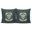 Elphinstone Crest Tartan Pillow Cover Thistle (Set of two) A91