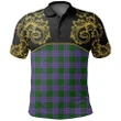 Elphinstone Tartan Clan Crest Polo Shirt - Empire I - HJT4