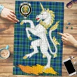 Falconer Clan Crest Tartan Unicorn Scotland Jigsaw Puzzle K32