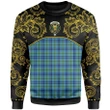 Falconer Tartan Clan Crest Sweatshirt - Empire I - HJT4