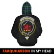 Farquharson Ancient In My Head Hoodie Tartan Scotland K32