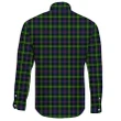 Farquharson Modern Tartan Clan Long Sleeve Button Shirt A91