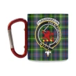 Farquharson Modern Tartan Mug Classic Insulated - Clan Badge K7