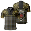Farquharson Weathered Tartan Clan Crest Polo Shirt - Empire I - HJT4