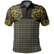 Farquharson Weathered Tartan Clan Crest Polo Shirt - Empire I - HJT4