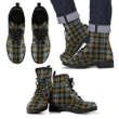 Farquharson Weathered Tartan Leather Boots A9