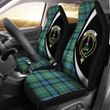 FERGUSON ANCIENT Tartan Clan Crest Car Seat Cover - Circle Style HJ4