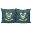 Fergusson Ancient Crest Tartan Pillow Cover Thistle (Set of two) A91