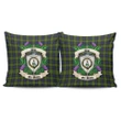 Fergusson Modern Crest Tartan Pillow Cover Thistle (Set of two) A91
