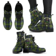Fergusson Modern Tartan Clan Badge Leather Boots A9