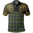 Fergusson Modern Tartan Clan Crest Polo Shirt - Empire I - HJT4