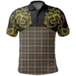 Fergusson Weathered Tartan Clan Crest Polo Shirt - Empire I - HJT4