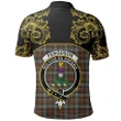 Fergusson Weathered Tartan Clan Crest Polo Shirt - Empire I - HJT4