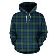 Forbes Ancient Tartan Hoodie, Scottish Forbes Ancient Plaid Pullover Hoodie HJ4