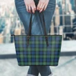 Forbes Ancient Tartan Leather Tote Bag (Large) A9