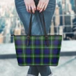 Forbes Modern Tartan Leather Tote Bag (Large) A9