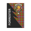 Forrester Tartan Garden Flag - Flash Style - BN