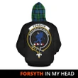 Forsyth Ancient In My Head Hoodie Tartan Scotland K32
