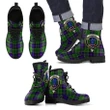 Forsyth Modern Tartan Clan Badge Leather Boots A9