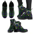 Forsyth Modern Tartan Clan Badge Leather Boots A9