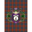 Fraser Ancient Clan Garden Flag Royal Thistle Of Clan Badge K23