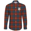 Fraser Ancient Tartan Clan Long Sleeve Button Shirt A91