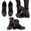 Fraser Ancient Tartan Leather Boots Lion And Thistle TH8