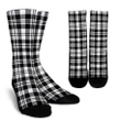 SCOTT BLACK & WHITE MODERN clans, Tartan Crew Socks, Tartan Socks, Scotland socks, scottish socks, christmas socks, xmas socks, gift socks, clan socks