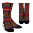 Shaw Red Modern clans, Tartan Crew Socks, Tartan Socks, Scotland socks, scottish socks, christmas socks, xmas socks, gift socks, clan socks