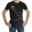 Nairn Tartan Clan Crest Lion & Thistle T-Shirt K6